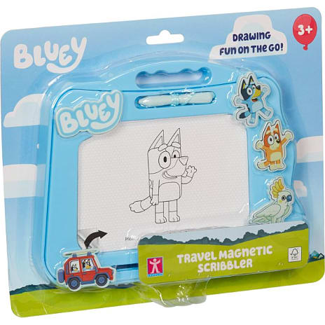 Bluey Magnetic Travel Scribbler tegnetavle