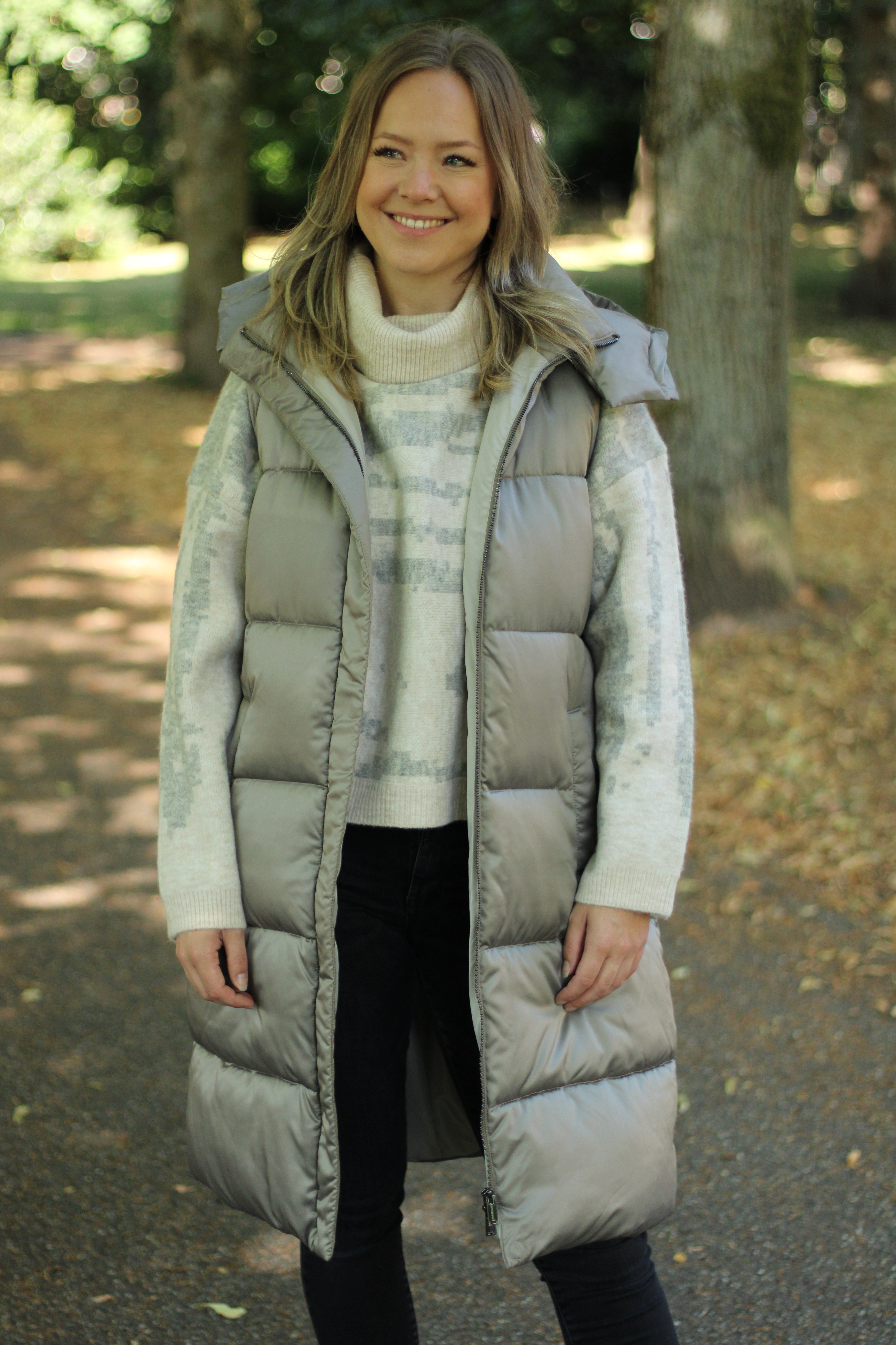 Rino & Pelle - Cherine Long Bodywarmer - Pebble
