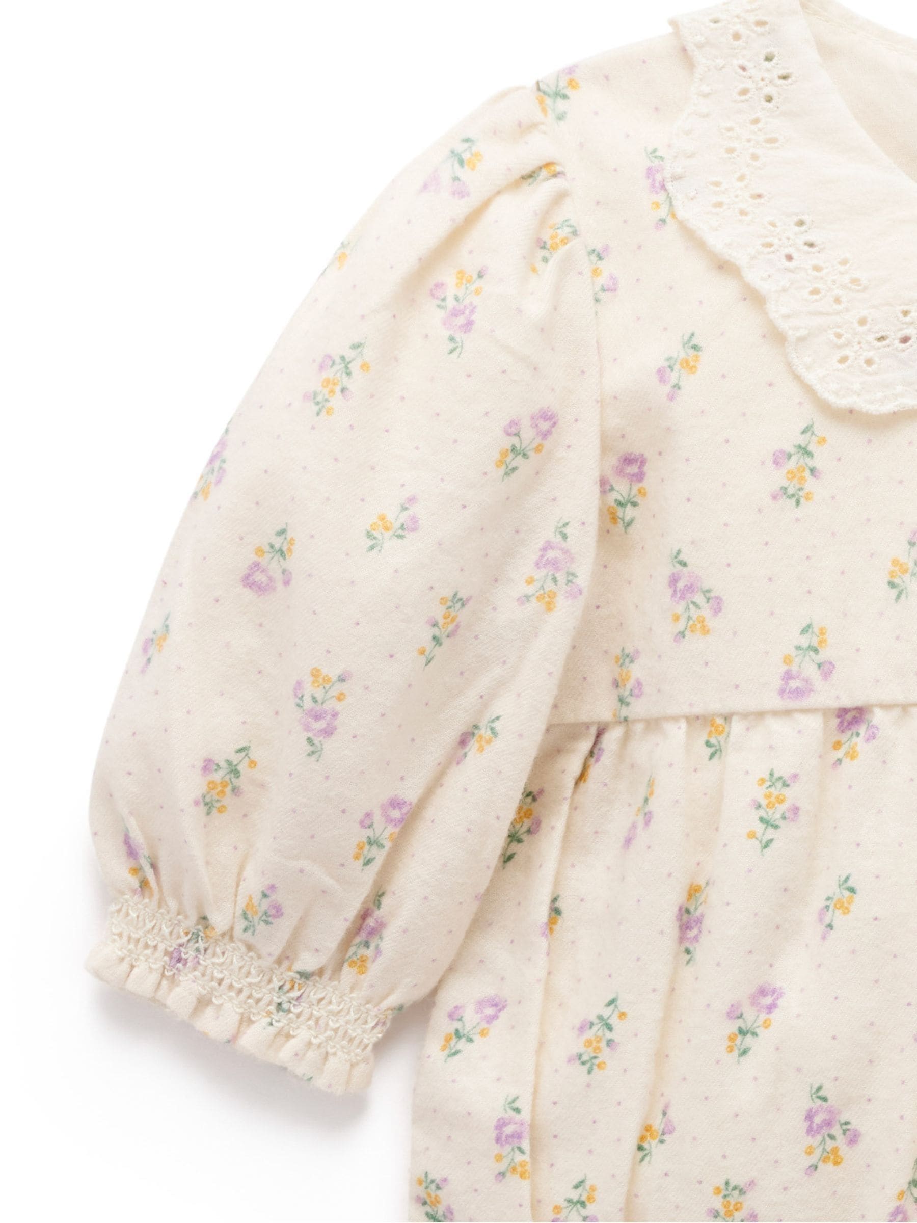 Purebaby Gathered Bodysuit