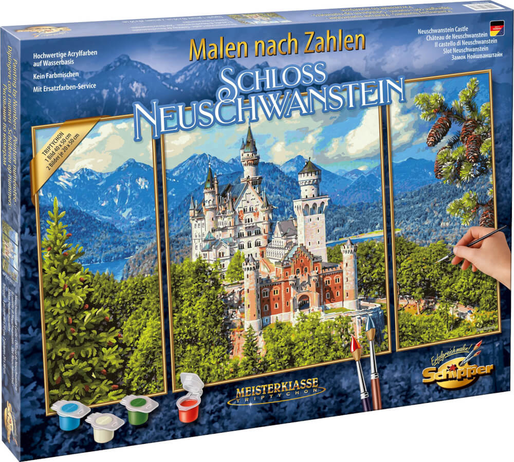 Malen nach Zahlen - Schloss Neuschwanstein