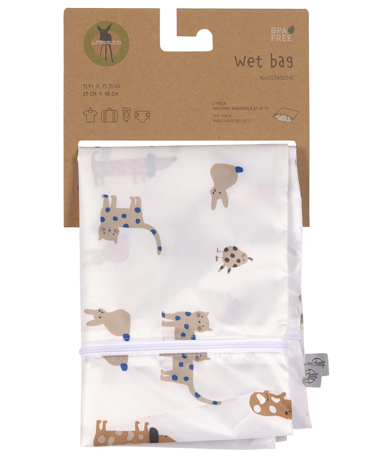 Nasstasche LITTLE MATEYS 2er Set in royal blue
