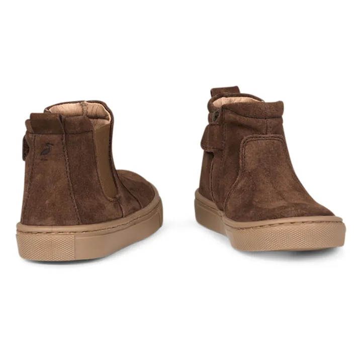 Petit Nord Chelsea Boots Sporty Suede | Marron