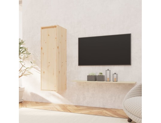 VIDAXL - Etagère Armoire murale 30x30x100 cm bois de pin massif