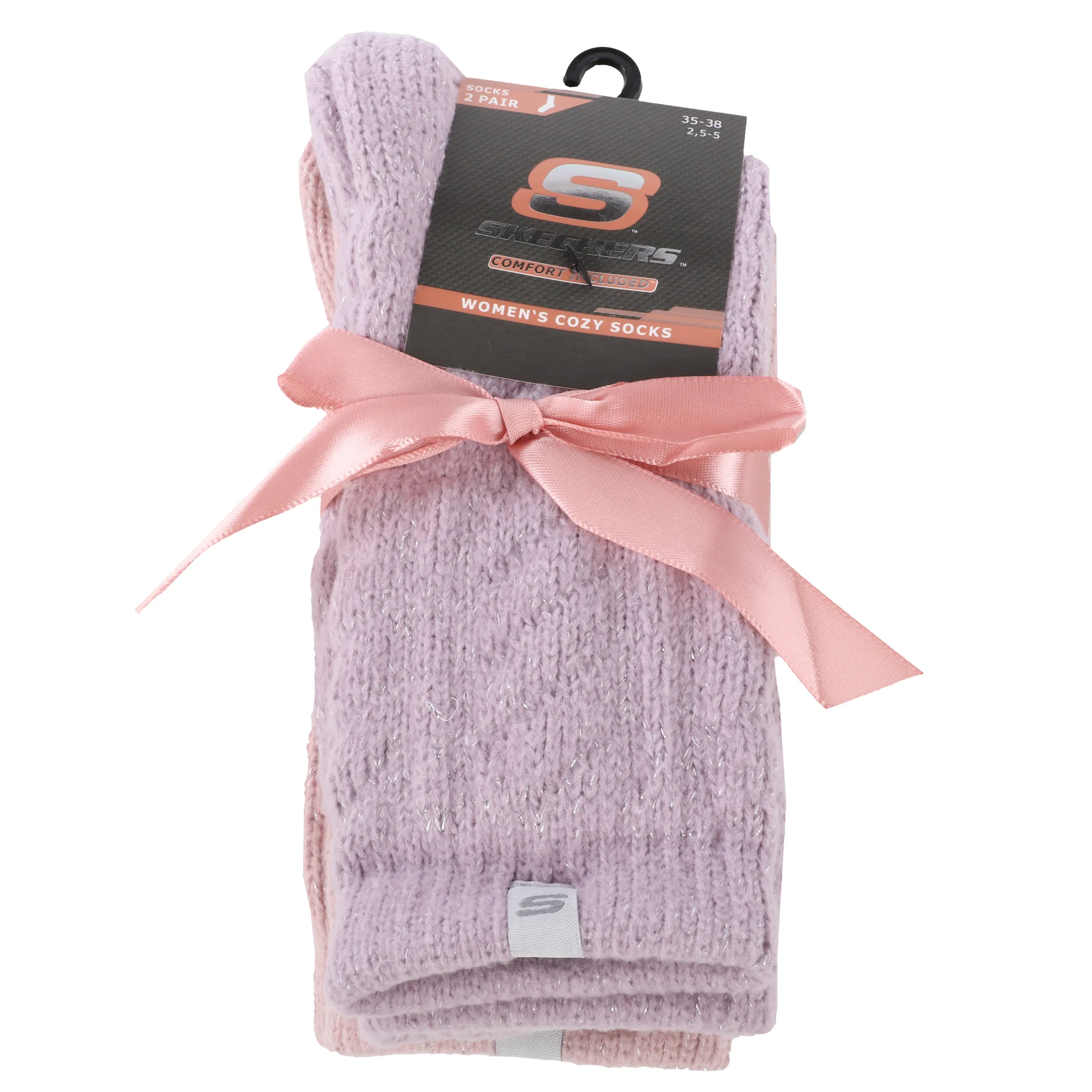 Damen Lurexsocken im 2er Pack
