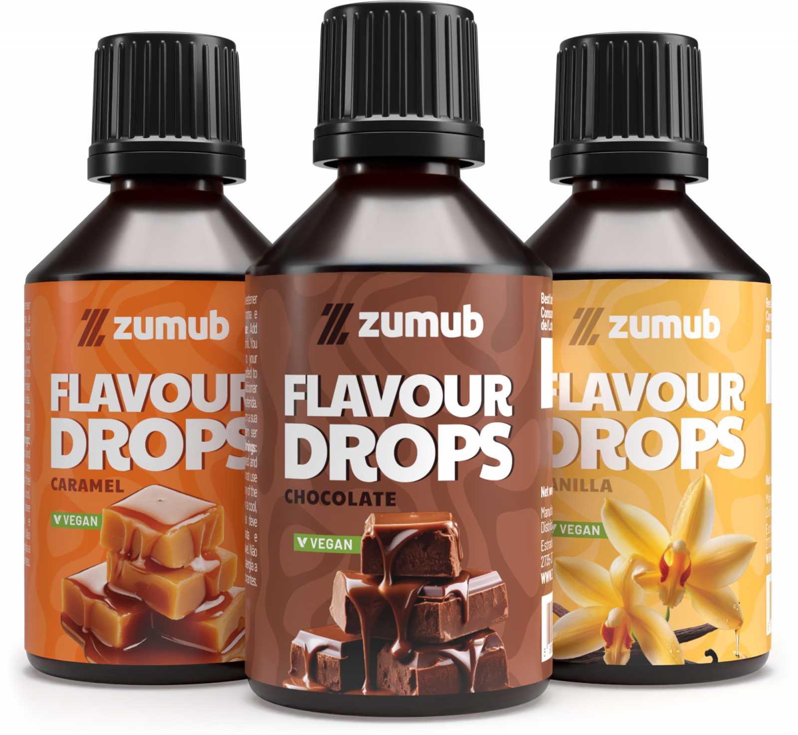 Gotas aromatizantes Zumub sabor caramelo 50ml