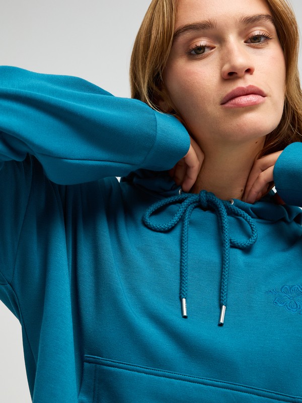Surfing By Daylight Sweat capuche Soft Lounge Bleu Femme