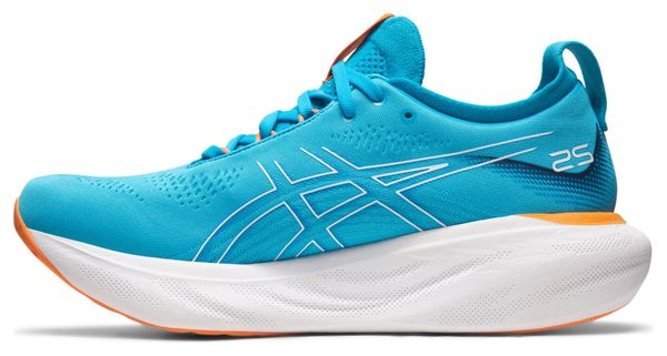 Chaussures de Running Asics Gel Nimbus 25 Bleu Orange