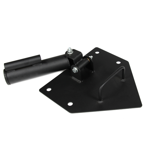 Suporte de aço em forma de T com rotação de 360° para barras de Ø 50 ou 25 mm