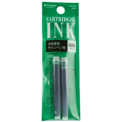Cartouche d'encre Platinum verte