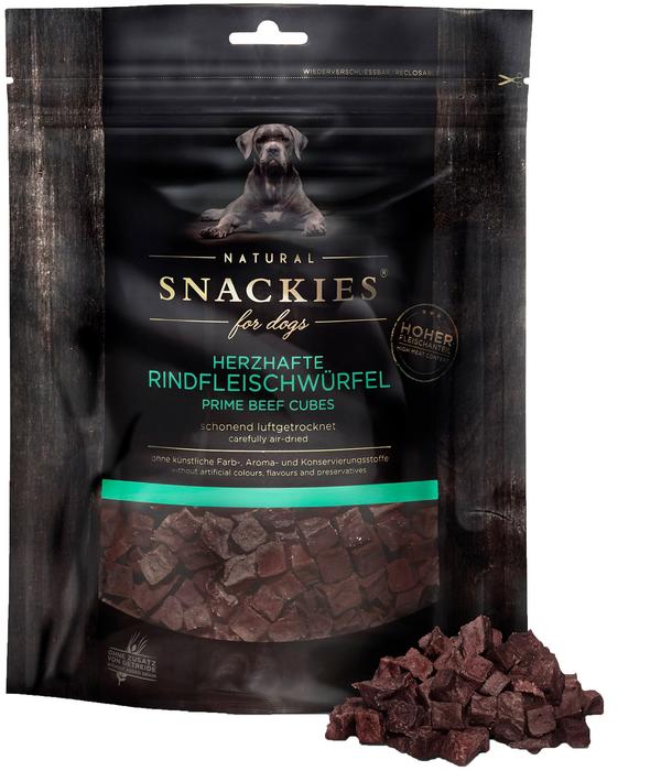 SNACKIES® Hundesnack Rindfleischwürfel