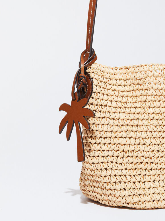 Bolso Bombonera De Paja - Camelo