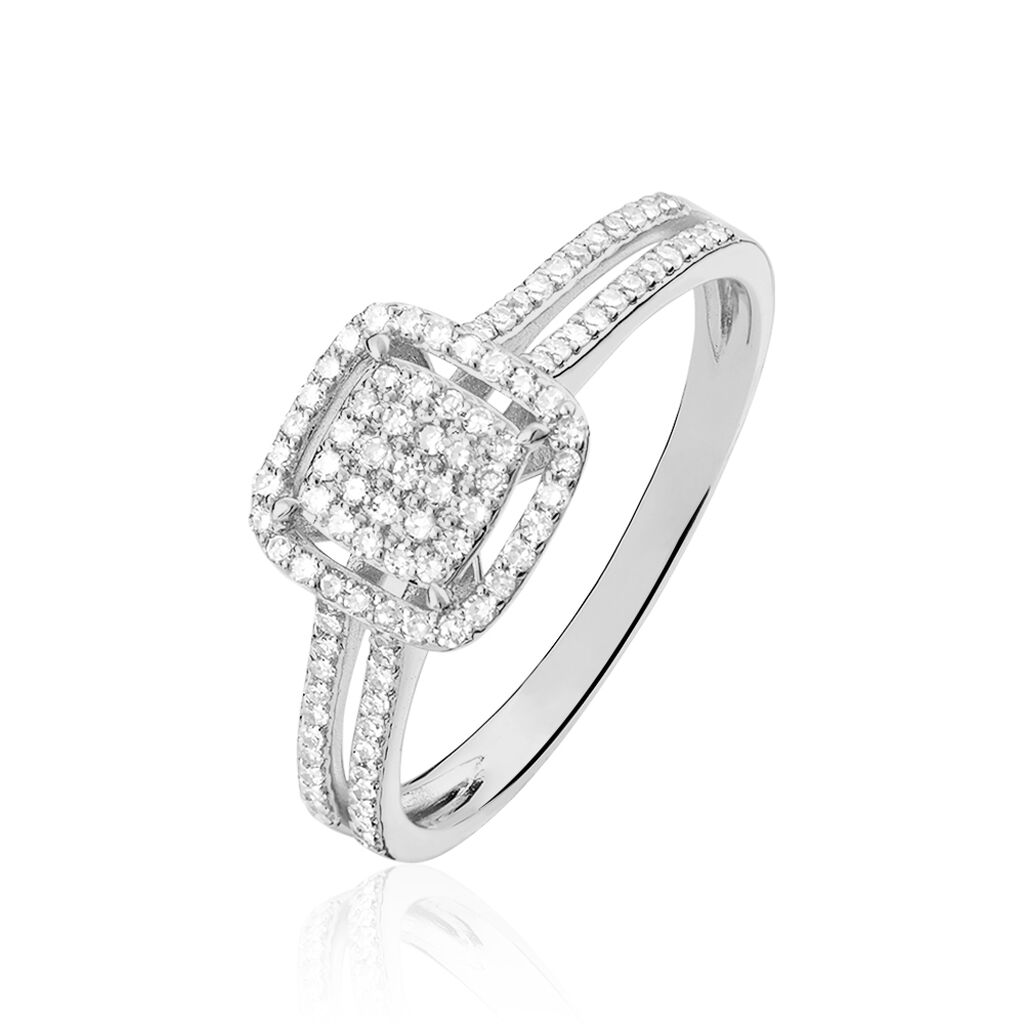 Bague Collection 1986 Or Blanc Diamant