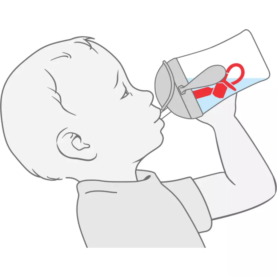 NUK Trinkflasche Motion Cup in grün