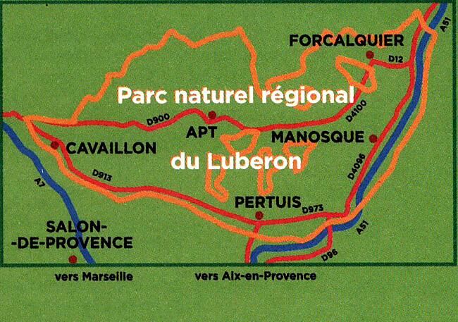 IGN - PNR LUBERON ECHELLE 1 60 000
