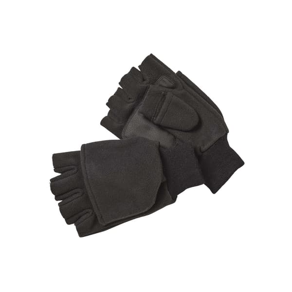 Kinetic Hansker Wind Stop Fold Over Mitt Storlek L Svart