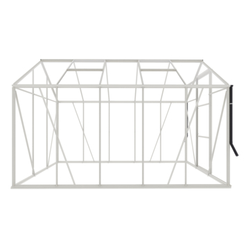 Royal Well Kate III kweekkas aluminium wit 6,0 m²