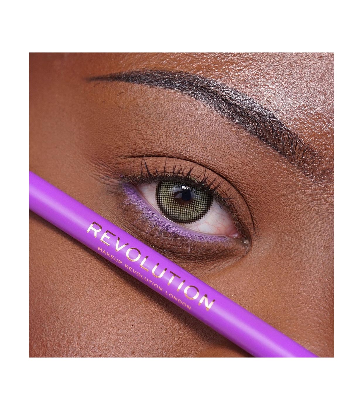 Revolution  - Delineador Streamline Waterline Eyeliner Pencil - Purple
