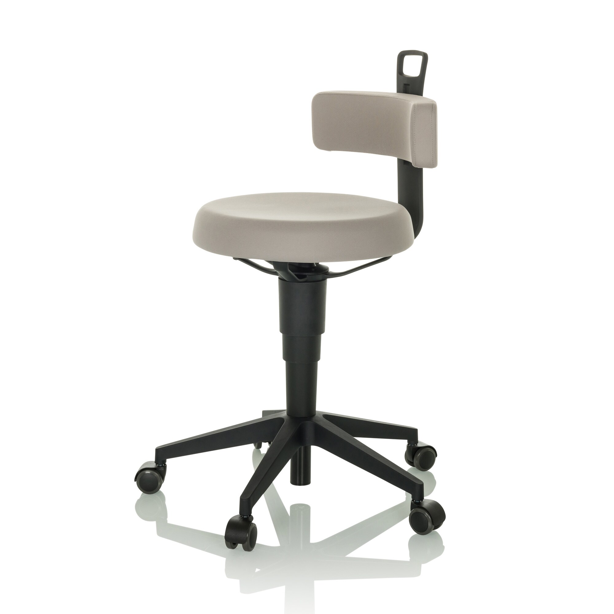 Drehhocker TOP WORK FLEX Stoff ohne Armlehnen hjh OFFICE