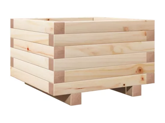 Jardinière bac lit surélevé bois marron 40 x 40 x 45438 cm 02_0037528