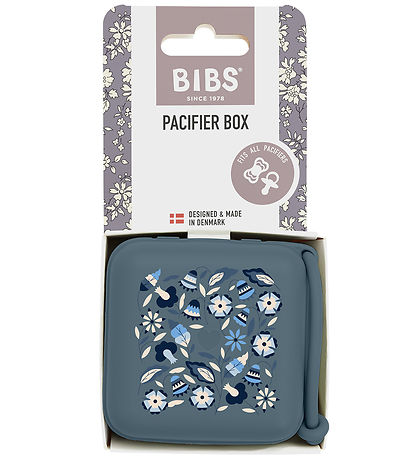 BIBS X Liberty Schnullerbox - 7x5 cm - Petrol