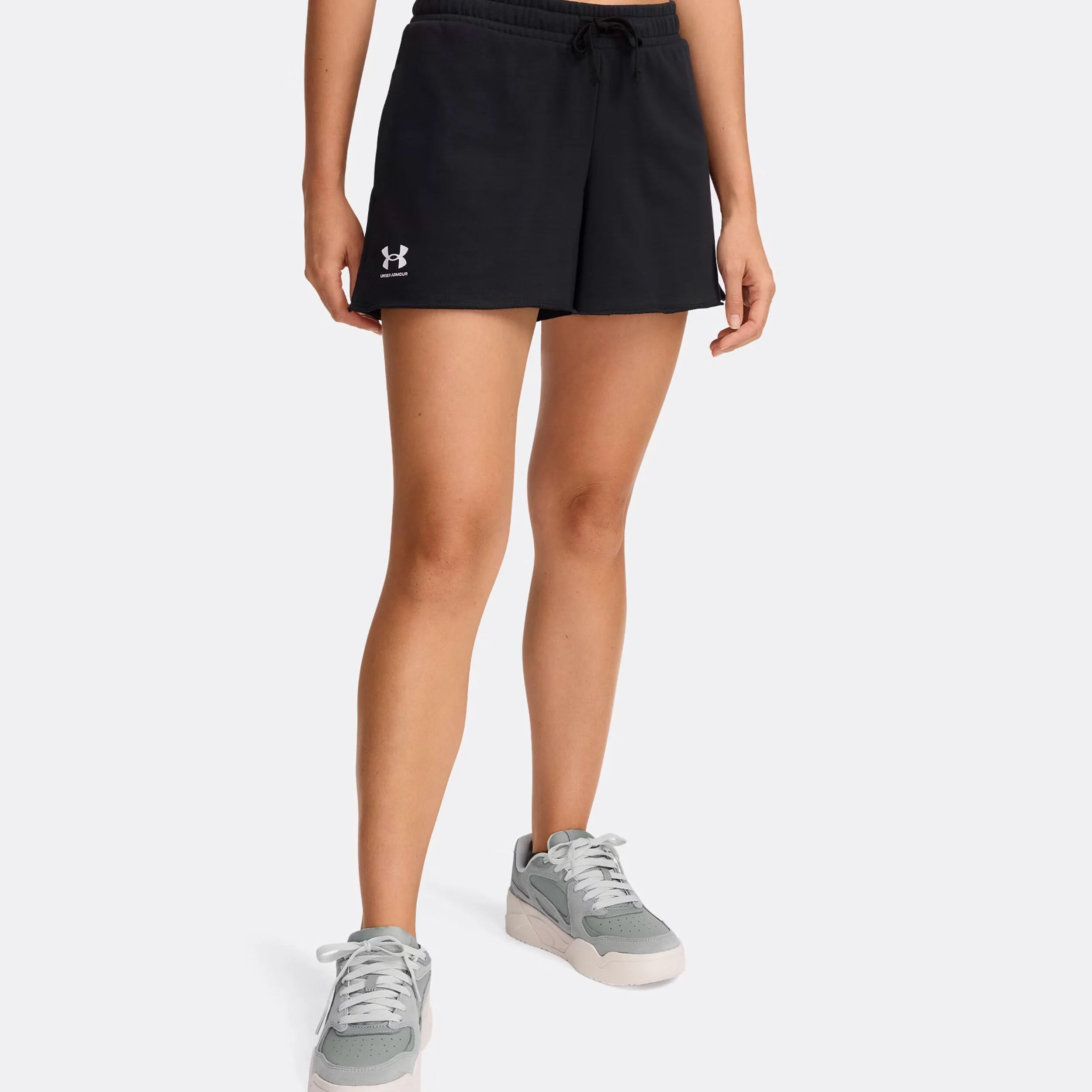 Under Armour Rival Terry Short Avec Poche-balles Femmes - Noir