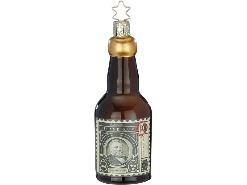 Inge Glas Manufaktur Weihnachtsschmuck Island Rum 11 cm, Br Weihnachtsdeko