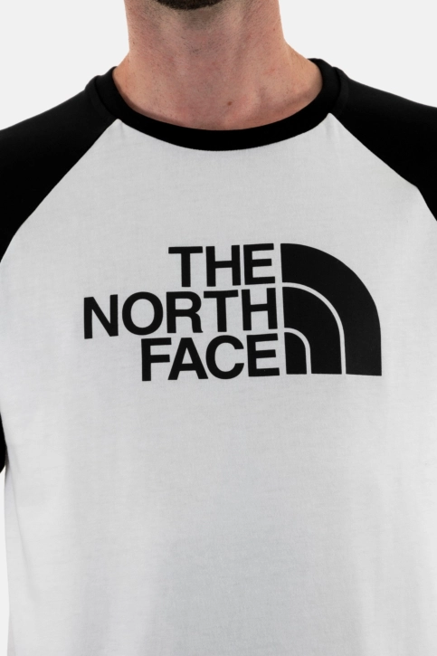 Tee shirt the north face raglan easy fn41 white