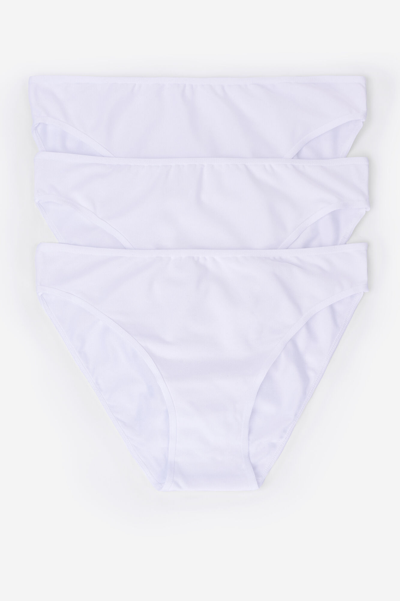 Pack 3 bragas de microfibra - branco