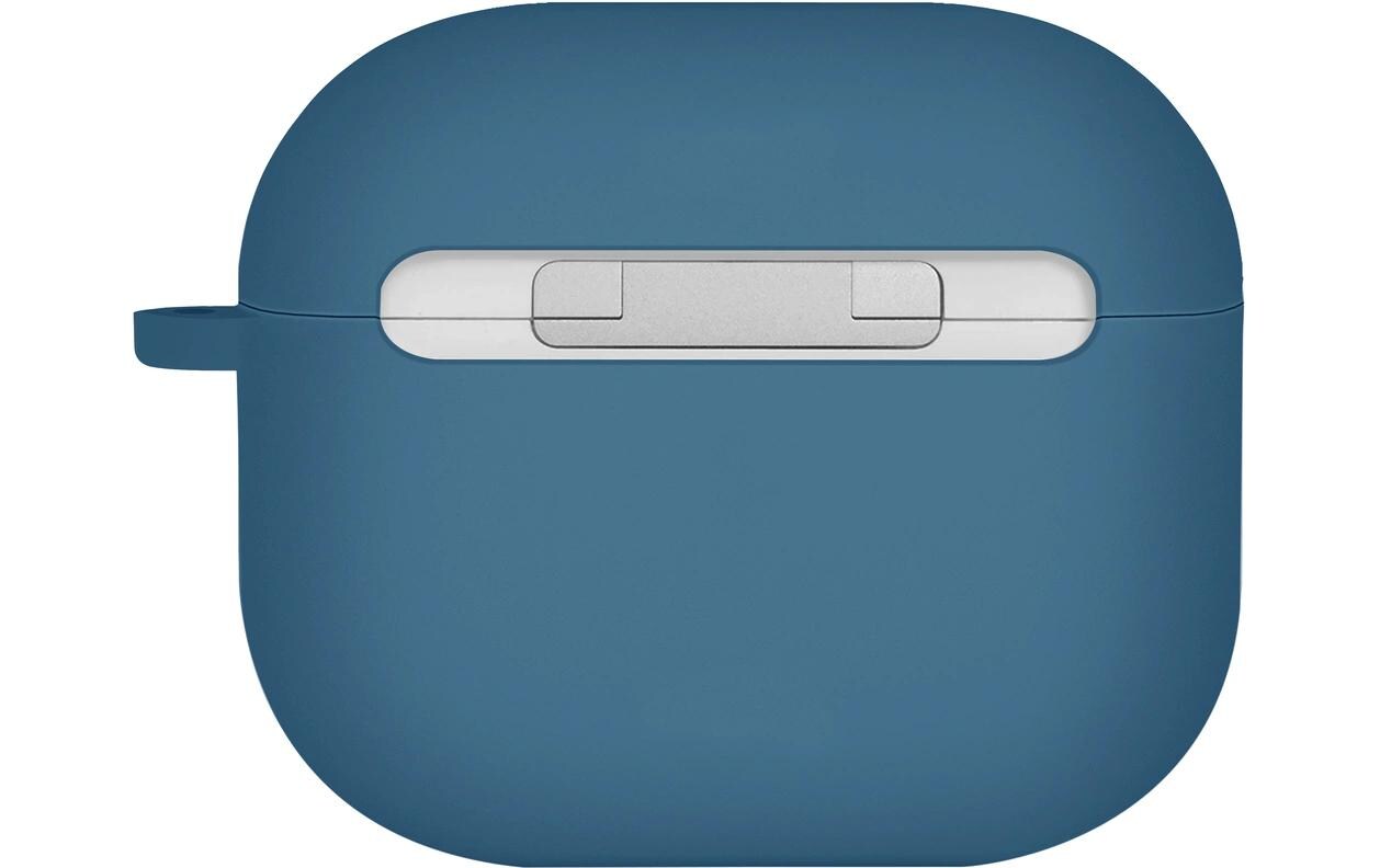 Transportcase Nexo Silikon AirPod 4th Generation BlauAirPodcase mit Haken zur Befestigung (4Gen)