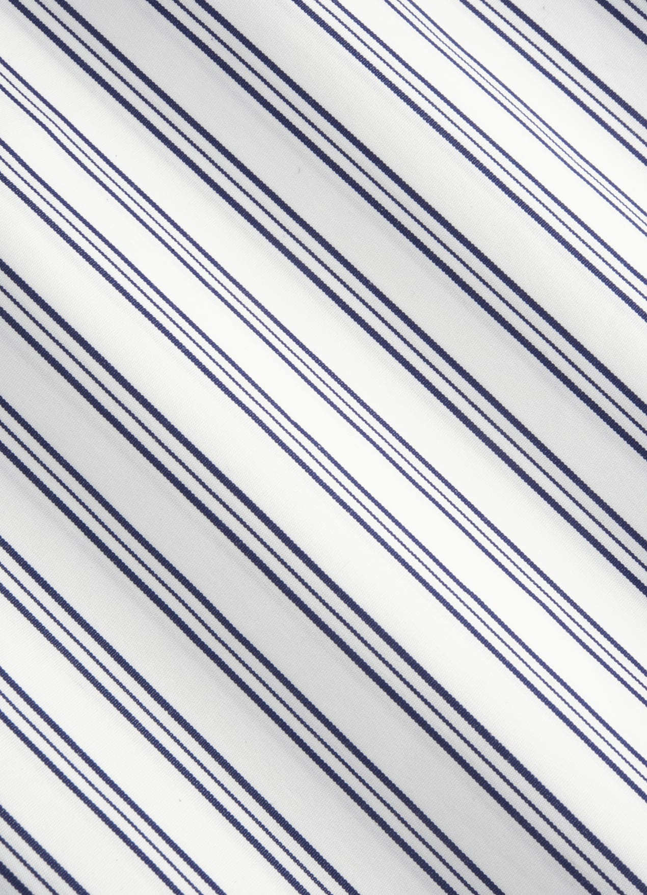 Chemise coupe ajustée bleu marine à rayures