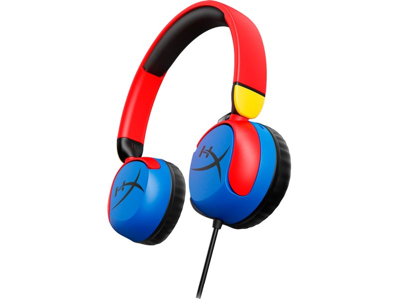 HyperX Headset Cloud Mini Blau/Gelb/Rot/Schwarz Komfortables Kinder-Gaming-Headset für PC und Spielkonsolen