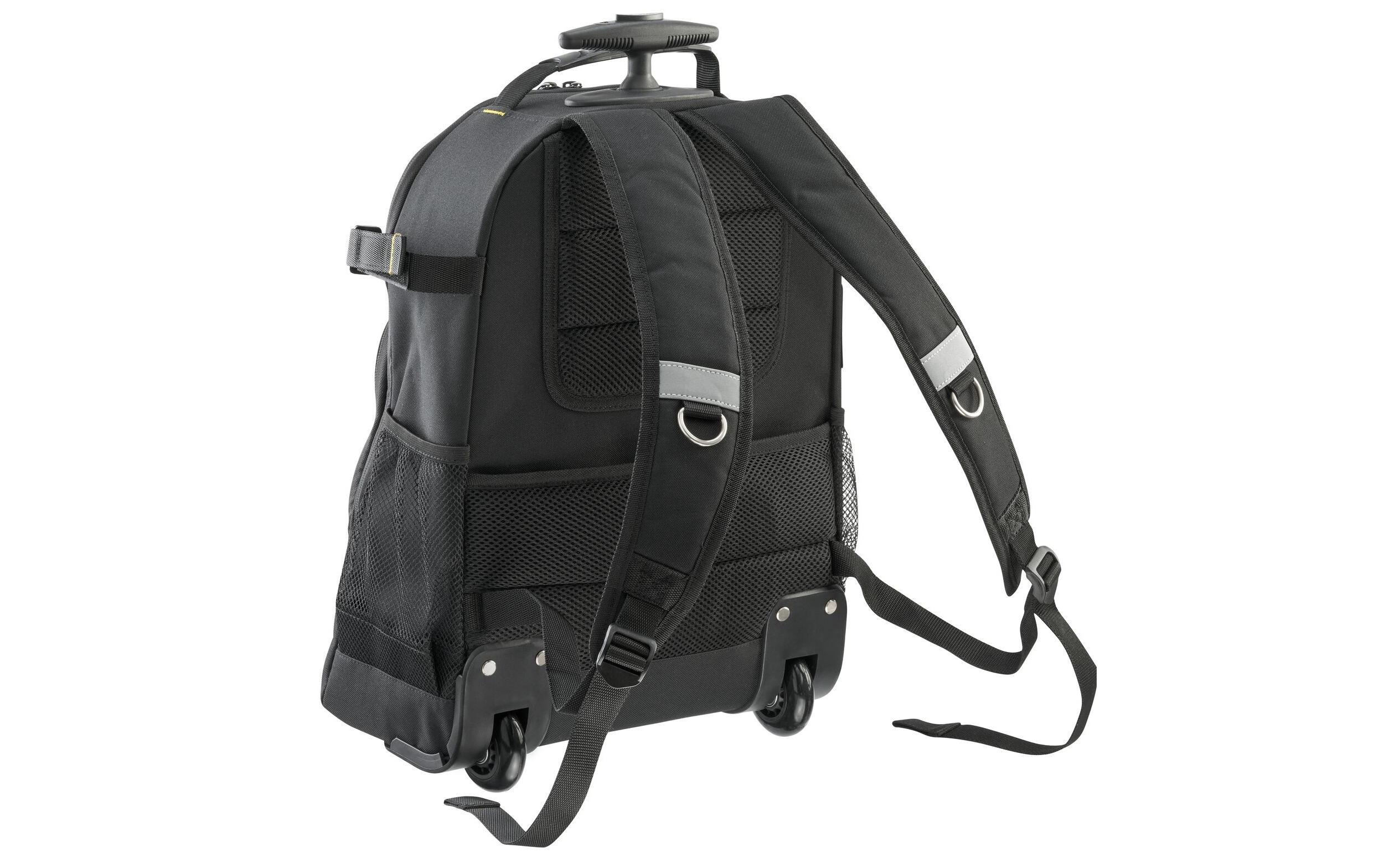 Werkzeugrucksack EssentialRucksack mit Rollen und Teleskopgriff für einfachen Transport schwerer Werkzeuge