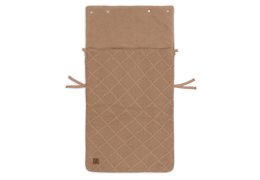 voetenzak groep 0+ 3/5 punts Check Knit - Biscuit
