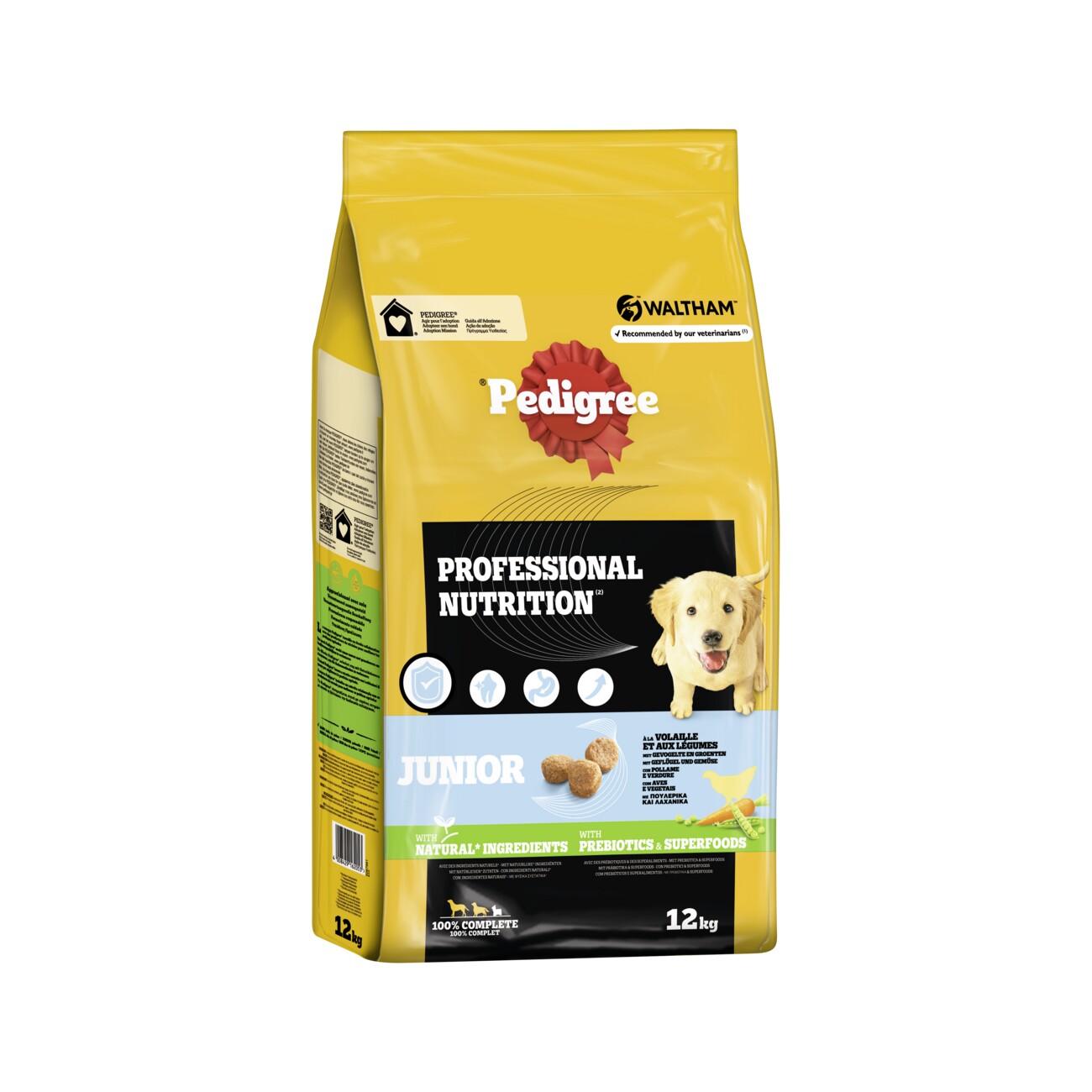Pedigree Professional Nutrition Junior mit Geflügel und Gemüse 12 kg