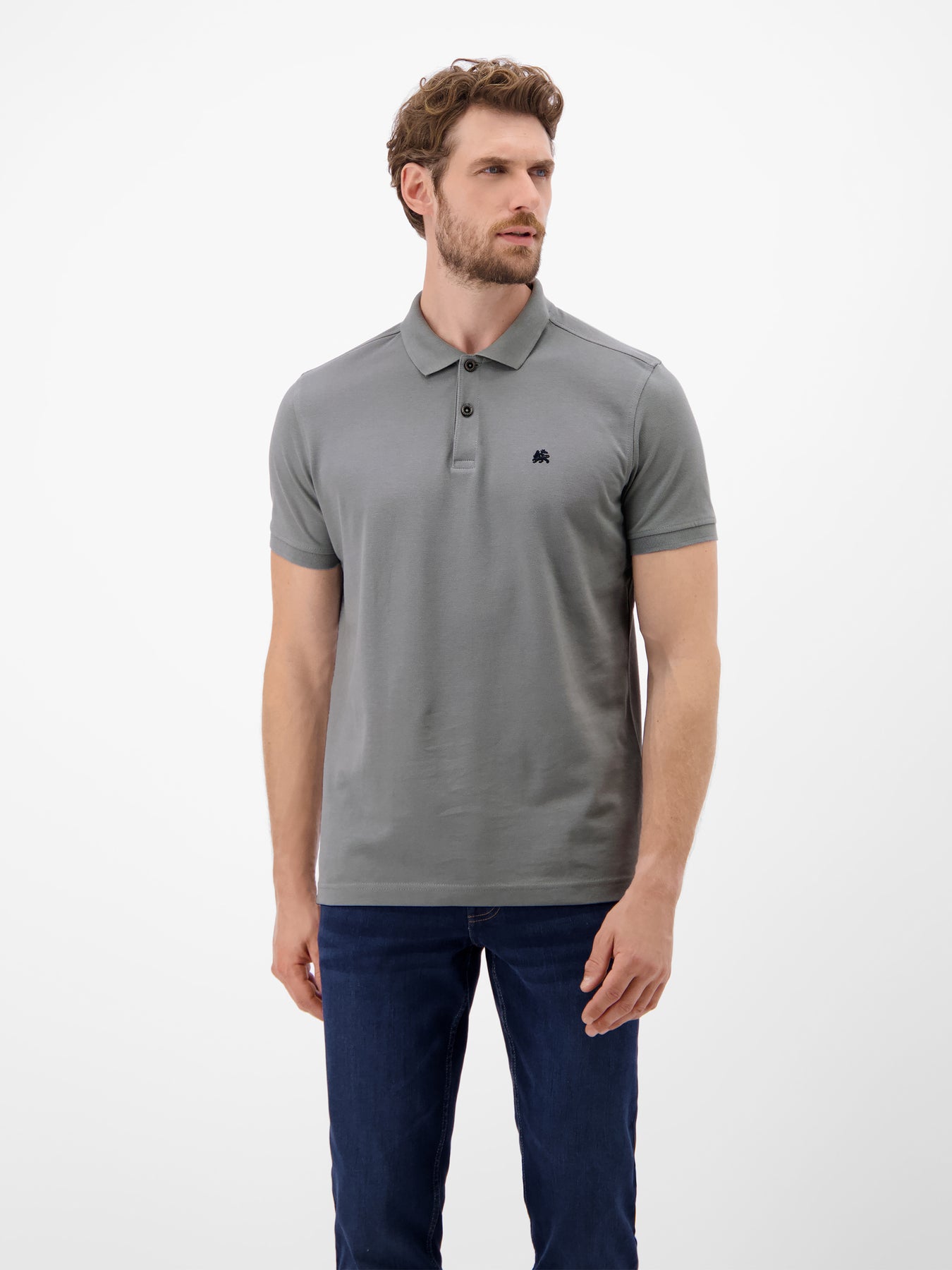 Basic Poloshirt für Herren, unifarben