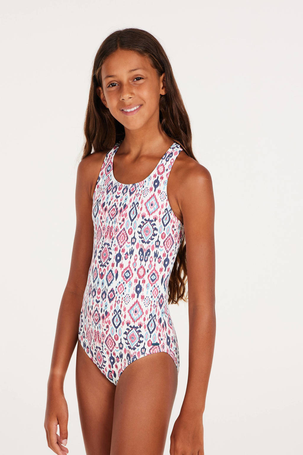 badpak PRTSHAKILA JR wit/blauw/roze