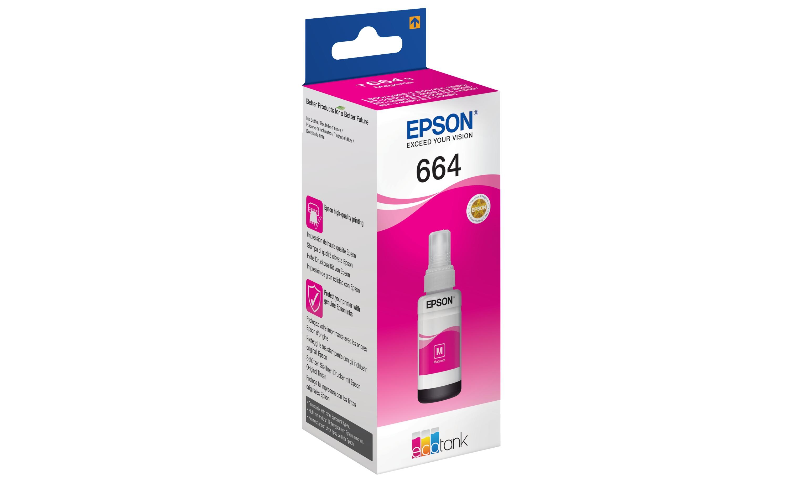 Tinte Nr. 664 / C13T664340 MagentaDruckertinte, magenta