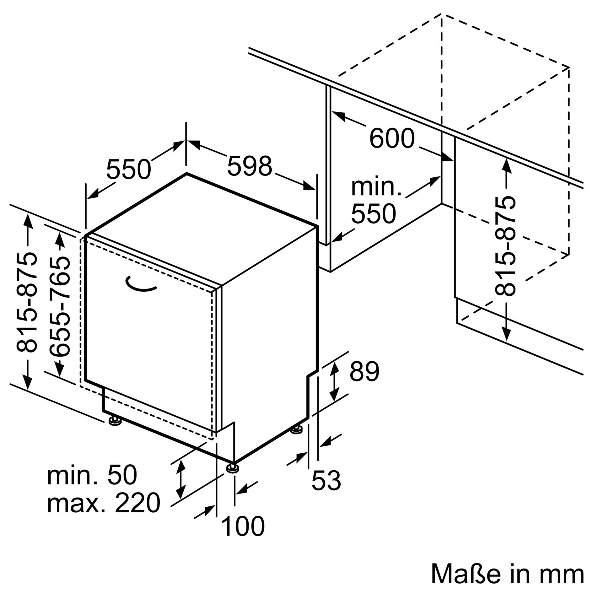 BOSCH Einbau-Geschirrspüler SMH4HVX00E - vollintegriert - D