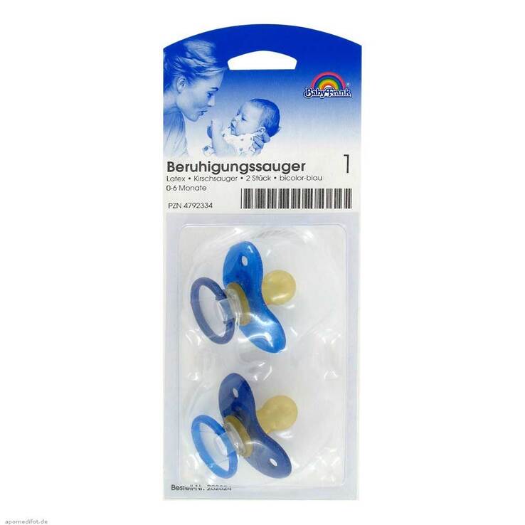 Beruhigungssauger Kirsche Latex, 2 St