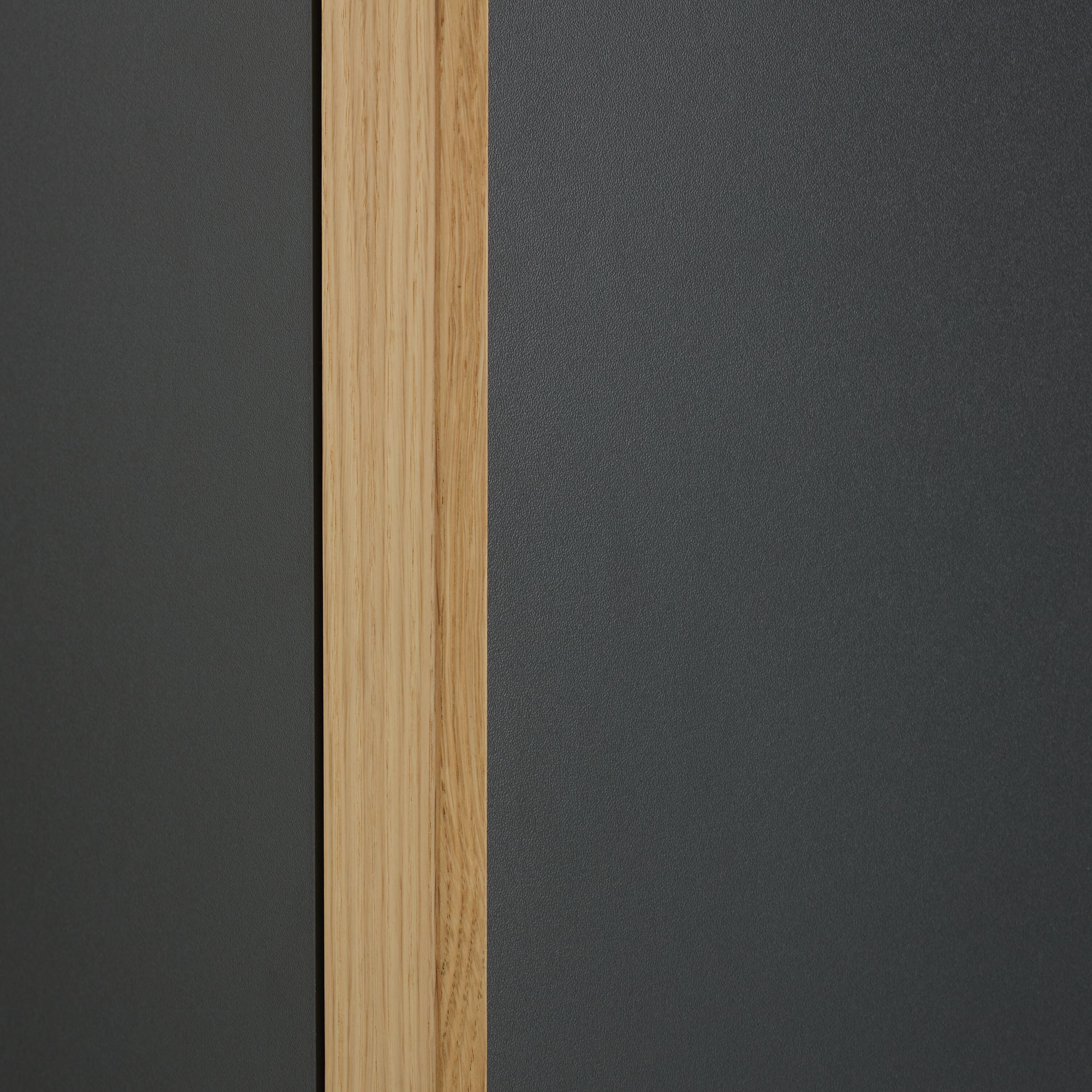 RAKKEL II Schuhschrank - Anthrazit / B: 50.0 cm x T: 41.6 cm x H: 174.5 cm