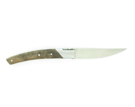 Le Thiers Pirou 10 cm Ronce de Noyer stabilisée Couteau de poche Le Thiers par Goyon Chazeau