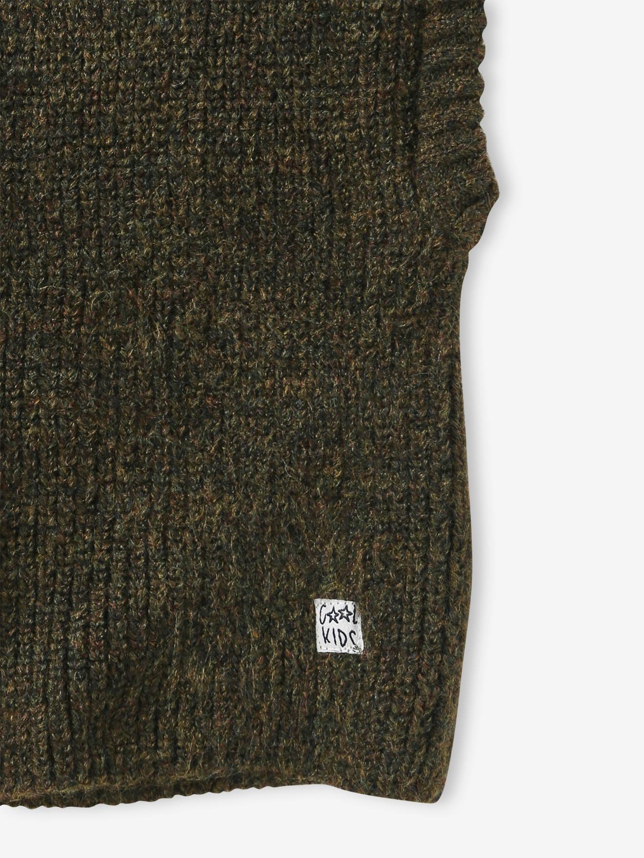 Balaclava de dinossauro para meninos, cáqui