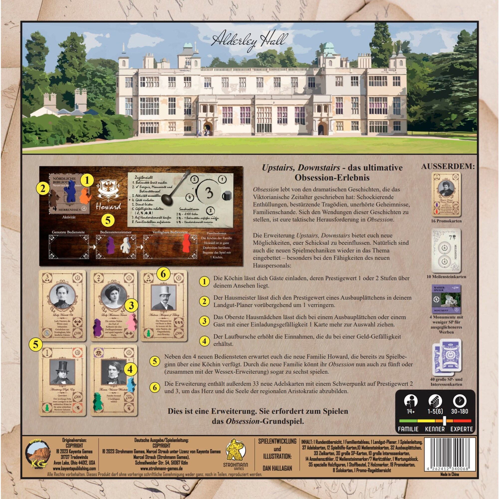 Pegasus Brettspiel Obsession - Upstairs, Downstairs