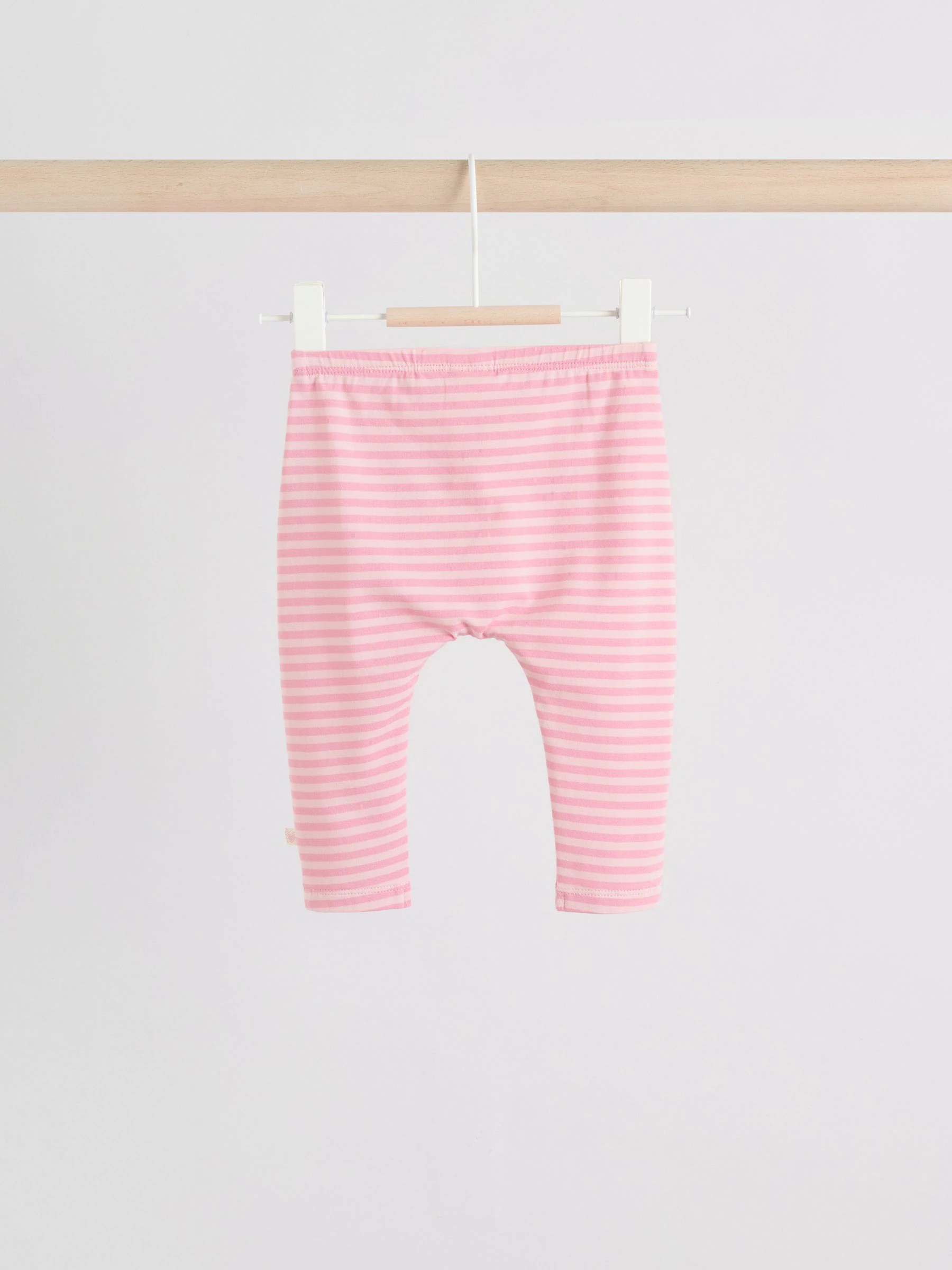 Roze met konijnen - 2 -delige Set van Fleece Tops en Leggings voor Baby''s (0mnd-2jr)