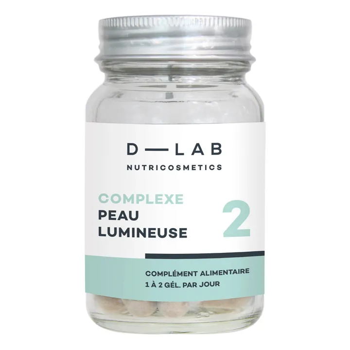 D-LAB NUTRICOSMETICS Complexe Peau Lumineuse Complément alimentaire - 1 mois