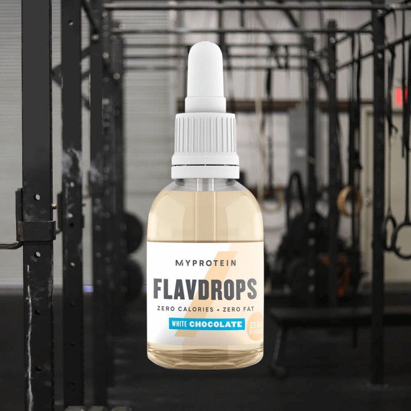 FlavDrops™ - Witte Chocolade - 50ml - Suiker- en Vetvrij