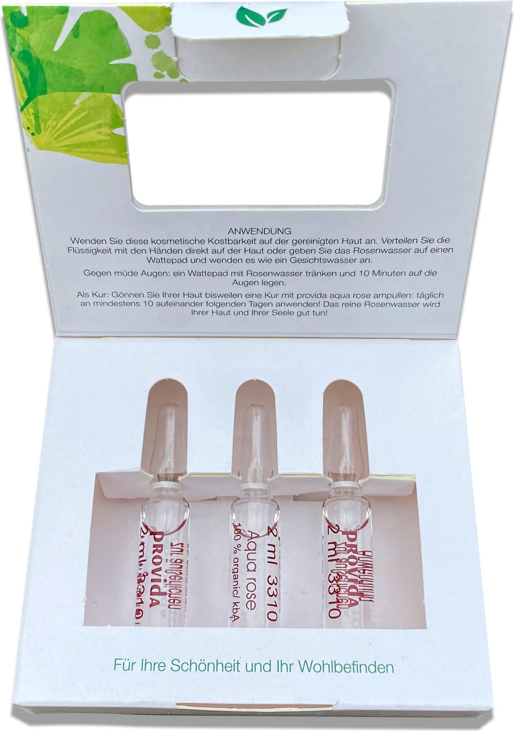provida organics  Aqua Rose Hydrolat-Ampulle, 3 x 2 ml (6 ml)