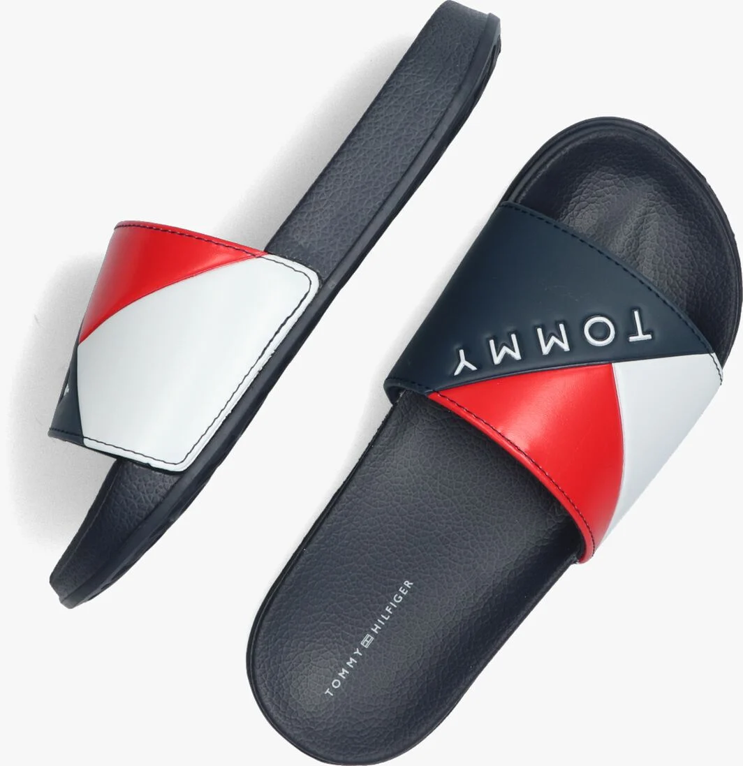 TOMMY HILFIGER blauwe tommy hilfiger badslippers 30990