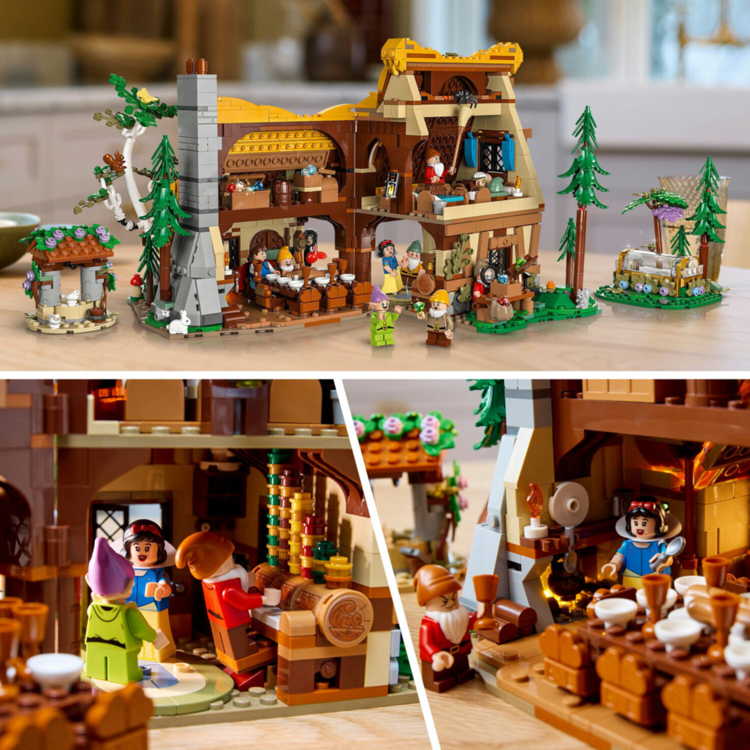 LEGO® Disney Die Hütte von Schneewittchen und den sieben Zwergen (43242, seltenes Set)