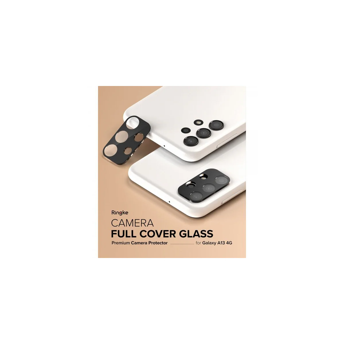 Ringke Samsung Galaxy A13 4G Linsebeskyttelse Camera Protector Glass 3-pack